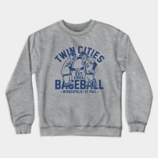 Minnesota Baseball Retro 2 by Buck Tee Crewneck Sweatshirt